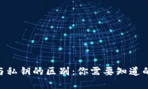 Tokenim密码与私钥的区别：你需要知道的安全秘钥知识